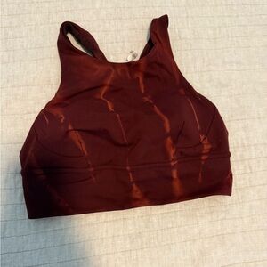 lululemon athletica Sports Bra in Dark Red